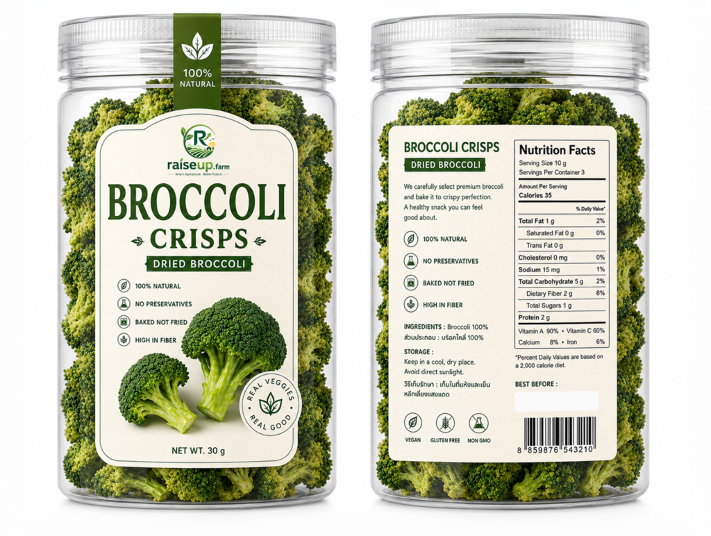 Broccoli crisps